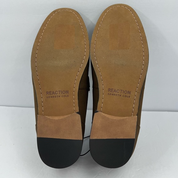 REACTION KENNETH COLE BROWN MENS LOAFERS, MAN MADE MATERIAL, SIZE 11 - Picture 10 of 11